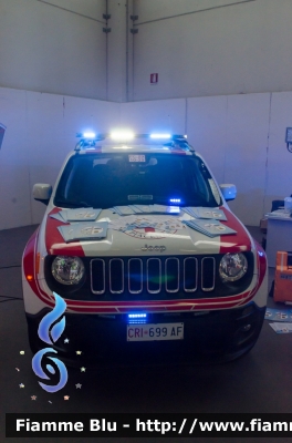 Jeep Renegade
Croce Rossa Italiana
Comitato Provinciale di Piacenza
Allestita Vision
CRI 699 AF
Parole chiave: Jeep_Renegade CRI699AF REAS_2018