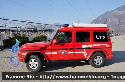 Mercedes-Benz Classe G
Vigili del Fuoco 
Unione Distrettuale di Bolzano
Corpo Volontario di Laives 
Freiwillige Feuerwehr Leifers
Allestito Rosenbauer
VF FW35Y
Parole chiave: Mercedes_Benz Classe_G Vigili_del_Fuoco Corpo_Volontario_Laives VF_FW35Y