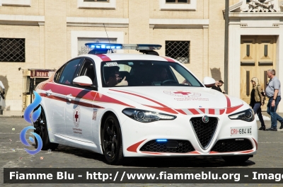 Alfa Romeo Nuova Giulia
Croce Rossa Italiana
Comitato Provinciale di Piacenza
Allestimento Bertazzoni
CRI 684 AG
Parole chiave: Alfa_Romeo Nuova_Giulia CRI684AG