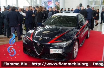 Alfa Romeo Nuova Giulia Quadrifoglio
Carabinieri
Nucleo Operativo e Radiomobile
CC DK 555
Parole chiave: Alfa_Romeo Nuova_Giulia_Quadrifoglio CCDK555