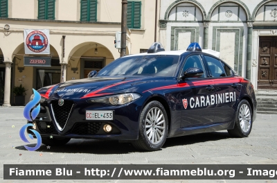 Alfa Romeo Nuova Giulia
Carabinieri
Nucleo Operativo Radiomobile
Allestimento FCA
CC EL 433
Parole chiave: Alfa_Romeo Nuova_Giulia CCEL433