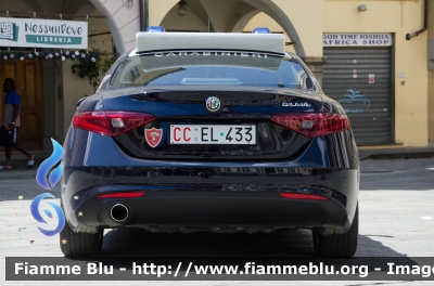 Alfa Romeo Nuova Giulia
Carabinieri
Nucleo Operativo Radiomobile
Allestimento FCA
CC EL 433
Parole chiave: Alfa_Romeo Nuova_Giulia CCEL433