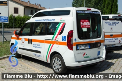 Fiat Doblò XL IV serie
Pubblica Assistenza Fornacette (PI)
Allestito Mariani Fratelli
Parole chiave: Fiat Doblò_XL_IVserie