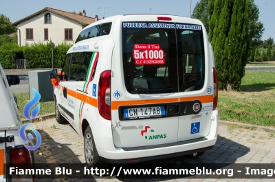 Fiat Doblò XL IV serie
Pubblica Assistenza Fornacette (PI)
Allestito Mariani Fratelli
Parole chiave: Fiat Doblò_XL_IVserie