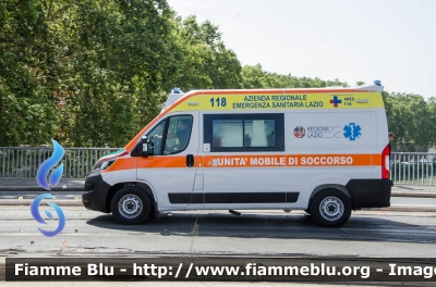 Fiat Ducato X295
ARES 118 Lazio
Azienda Regionale Emergenza Sanitaria
Allestito Orion
Ambulanza 770
Parole chiave: Fiat Ducato_X295