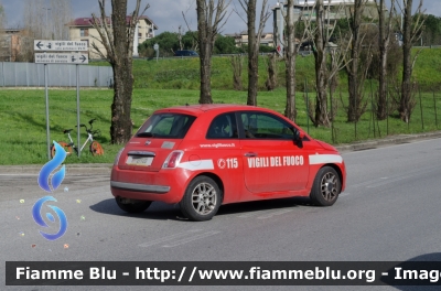 Fiat Nuova 500
Vigili del Fuoco 
Comando Provinciale di Firenze
Veicolo acquisito da confisca
VF 27140
Parole chiave: Fiat Nuova_500 VF27140