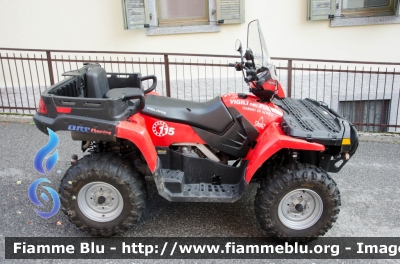 Quad Polaris
Vigili del Fuoco
Unione Distrettuale Alto Garda e Ledro
Corpo Volontario di Tiarno di Sopra (TN)
VF S68 TN
Parole chiave: Quad_Polaris VFS68TN