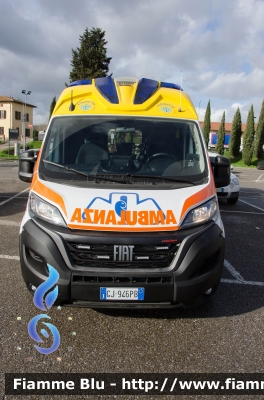 Fiat Ducato X290
Pubblica Assistenza Humanitas Scandicci (FI)
Sezione Collinare Ginestra Fiorentina
Allestito Alessi & Becagli
Parole chiave: Fiat Ducato_X290