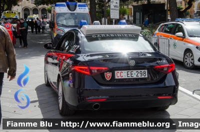 Alfa Romeo Nuova Giulia
Carabinieri
Nucleo Operativo Radiomobile
Allestimento FCA
CC EE 298
Parole chiave: Alfa_Romeo Nuova_Giulia CCEE298