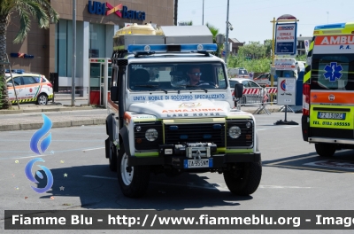 Land Rover Defender 110
Pubblica Assistenza Croce Bianca Albenga (SV)
Allestito Mariani Fratelli
Parole chiave: Land_Rover Defender_110