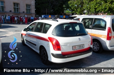 Peugeot 308 SW I serie
Croce Rossa Italiana
Comitato Locale di Ceriale (SV)
Automedica
CRI 198 AC
Parole chiave: Peugeot 308_SW_Iserie CRI198AC