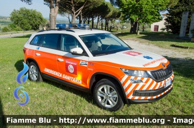 Skoda Kodiaq
Azienda USL Toscana Centro
118 Pistoia - Empoli
Postazione Fucecchio (FI)
Automedica Maxi Emergenze
Automezzo TC14
Allestita Orion
Parole chiave: Skoda_Kodiaq