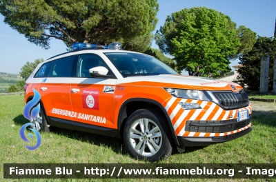 Skoda Kodiaq
Azienda USL Toscana Centro
118 Pistoia - Empoli
Postazione Fucecchio (FI)
Automedica Maxi Emergenze
Automezzo TC14
Allestita Orion
Parole chiave: Skoda_Kodiaq