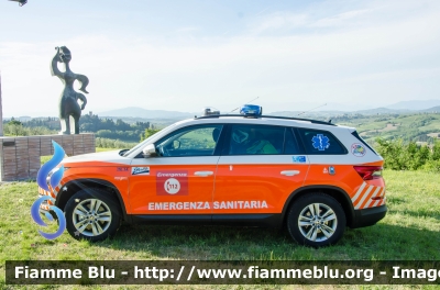 Skoda Kodiaq
Azienda USL Toscana Centro
118 Pistoia - Empoli
Postazione Fucecchio (FI)
Automedica Maxi Emergenze
Automezzo TC14
Allestita Orion
Parole chiave: Skoda_Kodiaq