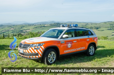 Skoda Kodiaq
Azienda USL Toscana Centro
118 Pistoia - Empoli
Postazione Fucecchio (FI)
Automedica Maxi Emergenze
Automezzo TC14
Allestita Orion
Parole chiave: Skoda_Kodiaq