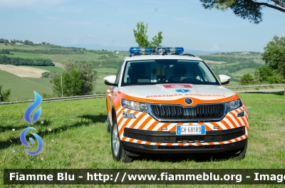 Skoda Kodiaq
Azienda USL Toscana Centro
118 Pistoia - Empoli
Postazione Fucecchio (FI)
Automedica Maxi Emergenze
Automezzo TC14
Allestita Orion
Parole chiave: Skoda_Kodiaq