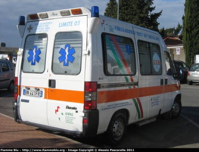 Fiat Ducato II Serie
Pubblica Assistenza Croce D'Oro Limite Sull'Arno
Allestita ALEA
Parole chiave: Fiat Ducato_IISerie Ambulanza 118_Firenze