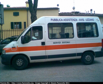 Fiat Ducato III serie
Pubblica Assistenza Avis Uzzano
Servizi Sociali
Allestito Mariani Fratelli
Precedentemente appartenuto a P.A. Croce verde Pistoia sez. Chiazzano
Parole chiave: Fiat Ducato_IIISerie Servizi_Sociali