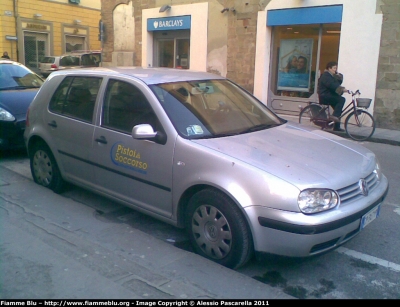 Volkswagen Golf III serie
Pistoia Soccorso-Coordinamento Provinciale Misericordie
Autovettura di Servizio
Parole chiave: Volkswagen Golf_IIISerie