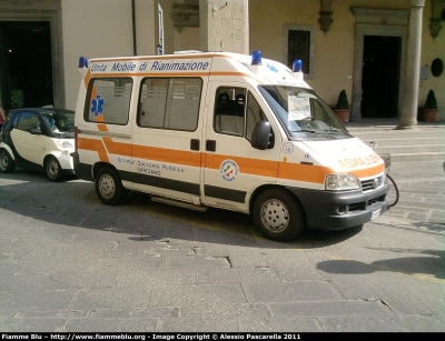 Fiat Ducato III Serie
Società Soccorso Pubblico Larciano
Allestita Mariani Fratelli
Codice Automezzo ALFA 58
Parole chiave: Fiat Ducato_IIISerie Ambulanza