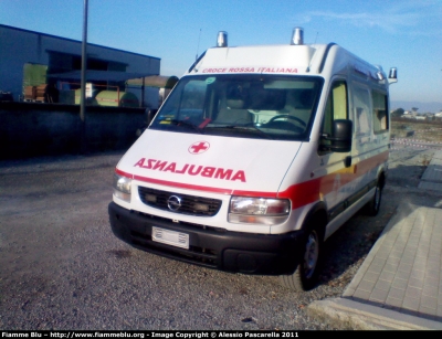 Opel Movano I Serie
Croce Rossa Italiana
Comitato Provinciale di Pistoia
Allestita PMC 
Ricondizionata MAF
Qui al comitato di Quarrata in attesa delle targhe.
Parole chiave: Opel Movano_ISerie Ambulanza