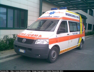 Volkswagen Transporter T5
Misericordia Vinci (FI)
Allestita Alessi & Becagli
Codice Automezzo: 62
Parole chiave: Volkswagen Transporter_T5 Ambulanza