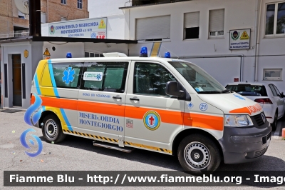 Volkswagen Transporter T5
Misericordia Montegiorgio (FM)
Allestita Mariani Fratelli
M21
Parole chiave: Volkswagen Transporter_T5 Ambulanza