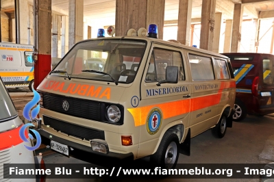 Volkswagen Transporter T3
Misericordia Montegiorgio (FM)
Allestita Mariani Fratelli
M1
Parole chiave: Volkswagen Transporter_T3 Ambulanza