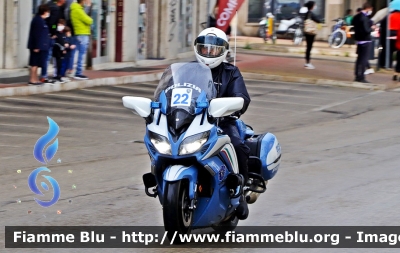 Yamaha FJR 1300 II serie
Polizia di Stato
Polizia Stradale
Allestimento Elevox
POLIZIA G3089
in scorta al Giro d'Italia 2021
Moto "22"
Parole chiave: Yamaha / FJR_1300_IIserie / POLIZIAG3089 / Giro_D_Italia_2021