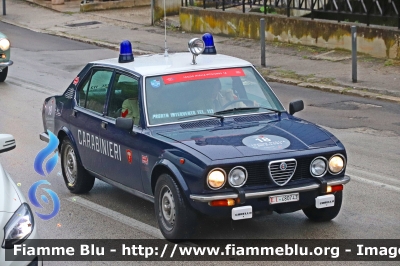 Alfa Romeo Alfetta
Carabinieri
Nucleo Operativo Radiomobile
EI 480743
1000 Miglia 2023
Parole chiave: Alfa-Romeo Alfetta EI480743 1000_Miglia_2023