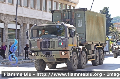 Astra SM88.42
Esercito Italiano
Autocarro Tattico Logistico
ACTL 8x8
APS (Autocarro Piani Scarrabili)
Sistema di Movimentazione Isoli/Cargotec Multilift MK IV
EI BA 695
Parole chiave: Astra SM88.42 EIBA695