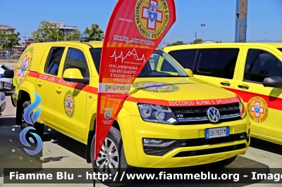 Volkswagen Amarok 
Corpo Nazionale Soccorso Alpino e Speleologico
CNSAS Abruzzo
Fornitura Nazionale 24 esemplari
Allestimento Giustozzi
Parole chiave: Volkswagen Amarok