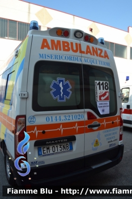 Renault Master IV serie
Misericodia di Acqui Terme (AL)
Ambulanza allestita MAF
Parole chiave: Renault Master_IVserie Ambulanza Reas_2012