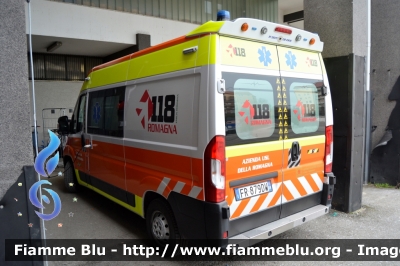 Fiat Ducato X290
118 Romagna Soccorso
Azienda USL della Romagna
Ambito Territoriale di Rimini
"BRAVO 18"
Allestita Safety Car Rimini
Parole chiave: Fiat Ducato_X290 Ambulanza