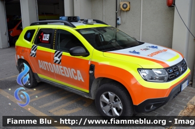 Dacia Duster II serie
118 Romagna Soccorso
Azienda USL della Romagna
Automezzo di riserva comune agli Ambiti Territoriali
Allestita Safety Car Rimini
Parole chiave: Dacia Duster_IIserie Automedica