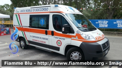 Fiat Ducato X250
Pubblica Assistenza Comprensorio del Rubicone (FC)
FC T423
Allestita Cevi
Parole chiave: Fiat Ducato_X250 Ambulanza Pubblica_Assistenza_Comprensorio_del_Rubicone