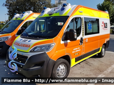 Fiat Ducato X290
118 Romagna Soccorso
Azienda USL della Romagna
Ambito Territoriale di Rimini
"BRAVO 16"
Allestita Safety Car Rimini
Parole chiave: Fiat Ducato_X290 ambulanza