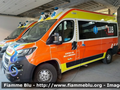 Peugeot Boxer 4x4 IV serie
118 Romagna Soccorso
Azienda USL della Romagna
Ambito Territoriale di Rimini
"BRAVO 25"
Allestita Safety Car Rimini
Parole chiave: Peugeot Boxer_4x4_IVserie ambulanza