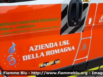 Fiat Ducato X290
118 Romagna Soccorso
Azienda USL della Romagna
Ambito Territoriale di Rimini
"BRAVO 30"
Allestita Safety Car Rimini
Parole chiave: Fiat Ducato_X290 Ambulanza