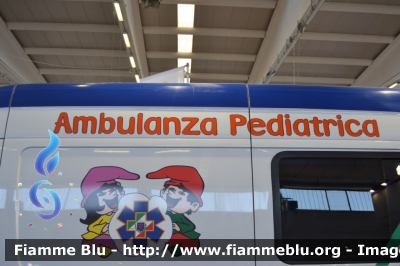 Mercedes-Benz Sprinter III serie
Pubblica Assistenza Rosignano (LI)
Ambulanza Pediatrica allestita MAF
Esposta al Reas 2012
Parole chiave: Mercedes-Benz Sprinter_IIIserie Ambulanza Reas_2012