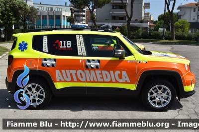 Jeep Renegade restyle
118 Romagna Soccorso
Azienda USL della Romagna
Ambito Territoriale di Forlì
"FO 18"
Allestita Safety Car Rimini
Parole chiave: Jeep Renegade_restyle Automedica