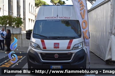 Fiat Ducato X290
Polizia Municipale
Pistoia
Presidio Mobile
Allestimento Elevox
POLIZIA LOCALE YA 338 AL
Parole chiave: Fiat Ducato_X290 POLIZIALOCALEYA338AL Le_Giornate_della_Polizia_Locale_2019