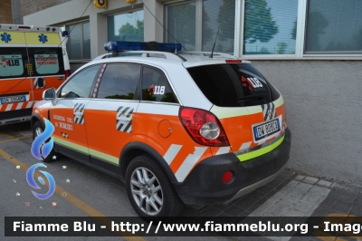 Opel Antara
118 Romagna Soccorso
Azienda Usl della Romagna
Ambito Territoriale di Rimini
"MIKE 10"
Automedica allestita Vision
Parole chiave: Opel_Antara Automedica 118_Rimini