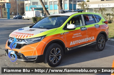 Honda CR-V Hybrid AWD
118 Romagna Soccorso
Azienda USL della Romagna
Ambito Territoriale di Rimini
"MIKE 19"
Allestita Safety Car Rimini
Parole chiave: Honda CRV_Hybrid_AWD Automedica