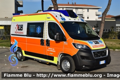 Peugeot Boxer IV serie
118 Romagna Soccorso
Azienda USL della Romagna
Ambito Territoriale di Forlì
"FO24"
Allestita Safety Car Rimini
Parole chiave: Peugeot Boxer_IVserie Ambulanza