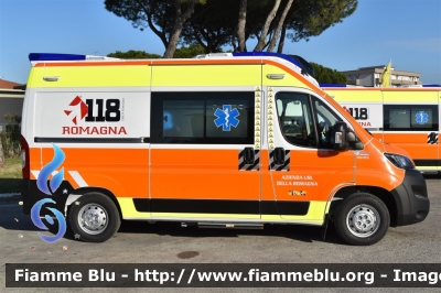 Peugeot Boxer IV serie
118 Romagna Soccorso
Azienda USL della Romagna
Ambito Territoriale di Forlì
"FO24"
Allestita Safety Car Rimini
Parole chiave: Peugeot Boxer_IVserie Ambulanza