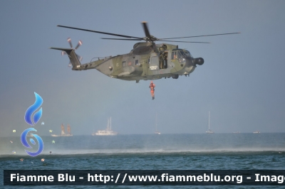 Sikorsky HH-3F 
Aeronautica Militare 
15° stormo
-Rimini Air Show 2012-
*Simulazione SAR*
**Lancio del disperso**
Parole chiave: Sikorsky HH-3F Rimini_Air_Show_2012