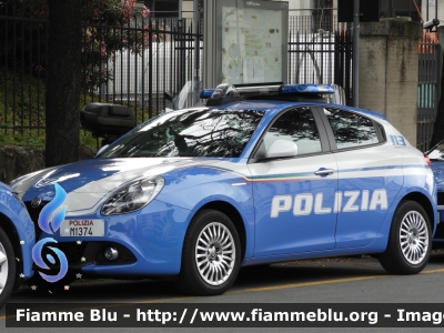 Alfa Romeo Nuova Giulietta restyle 
Polizia di Stato
Questura di Genova
Allestita NCT Nuova Carrozzeria Torinese
POLIZIA M1374
Parole chiave: Alfa_Romeo / Nuova_Giulietta_restyle / POLIZIAM1374