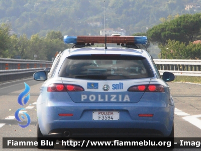 Alfa Romeo 159 Sportwagon Q4 
Polizia di Stato
Polizia Stradale in servizio sulla rete autostradale SALT
POLIZIA F3594
Parole chiave: Alfa-Romeo / 159_Sportwagon_Q4 / POLIZIAF3594