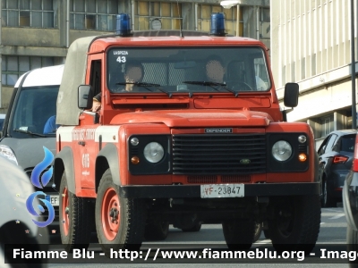 Land Rover Defender 90
Vigili del Fuoco
 Comando Provinciale di La Spezia
 VF 23847
Parole chiave: Land-Rover / Defender_90 / VF23847